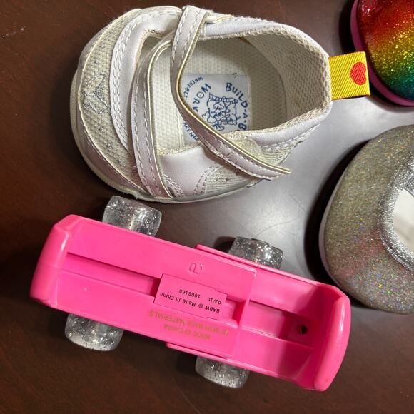 Build A Bear 20 Piece Mixed Clothes Shoes Dresses Skates Tops Shirts Pool Float - Picture 7 of 7